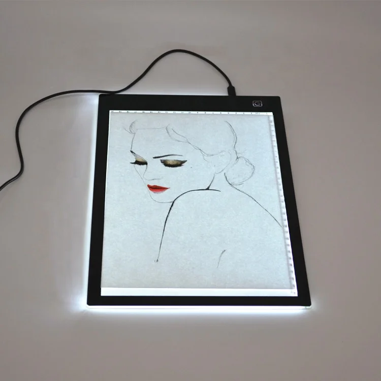 
A0 A1 A2 A3 A4 LED Writing Drawing Tablet Tracing Pad OEM/ODM Acrylic Panel Light box High Brightness led drawing graphic board  (1600142878480)