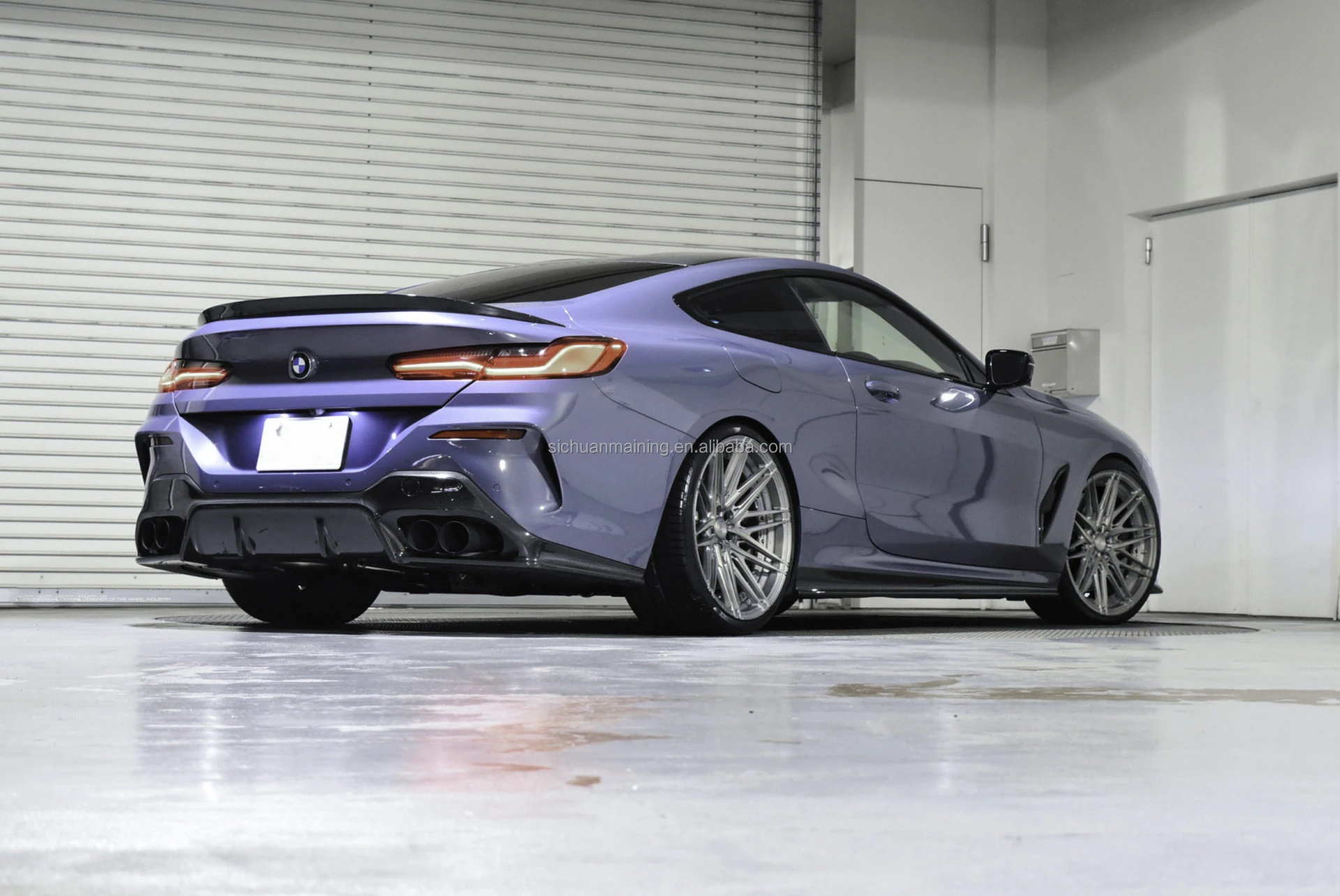 5x112 21x9 Front 21x10.5 Rear Forged Wheels Brushed Matte Gunmetal Wheels For BMW 8 Series M850i X drive 840d X drive