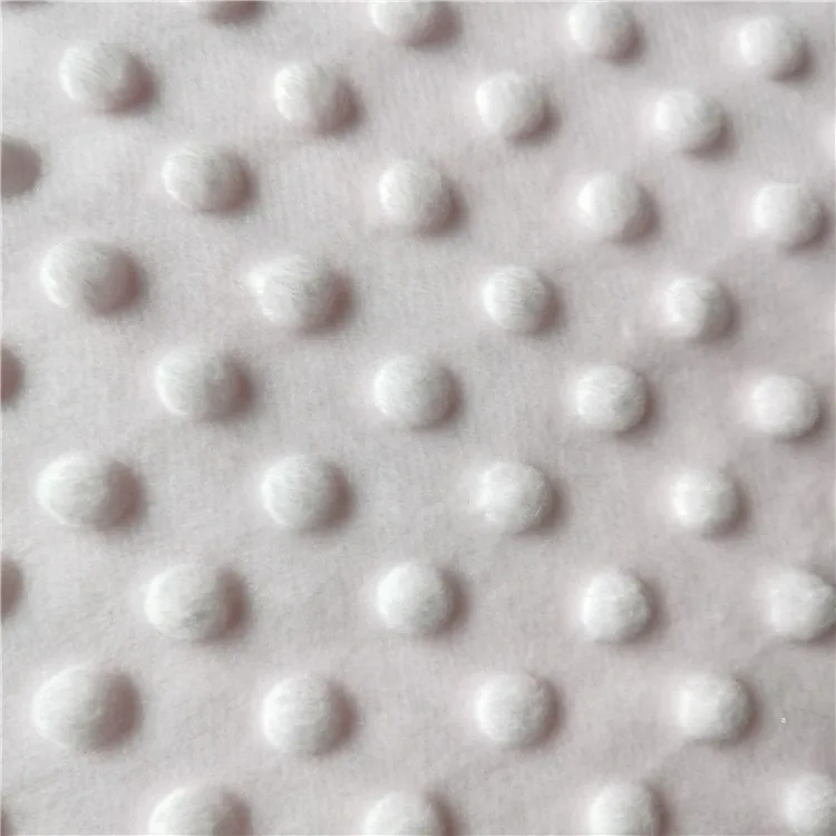 Ткань из 100% полиэстера minky dot micro
