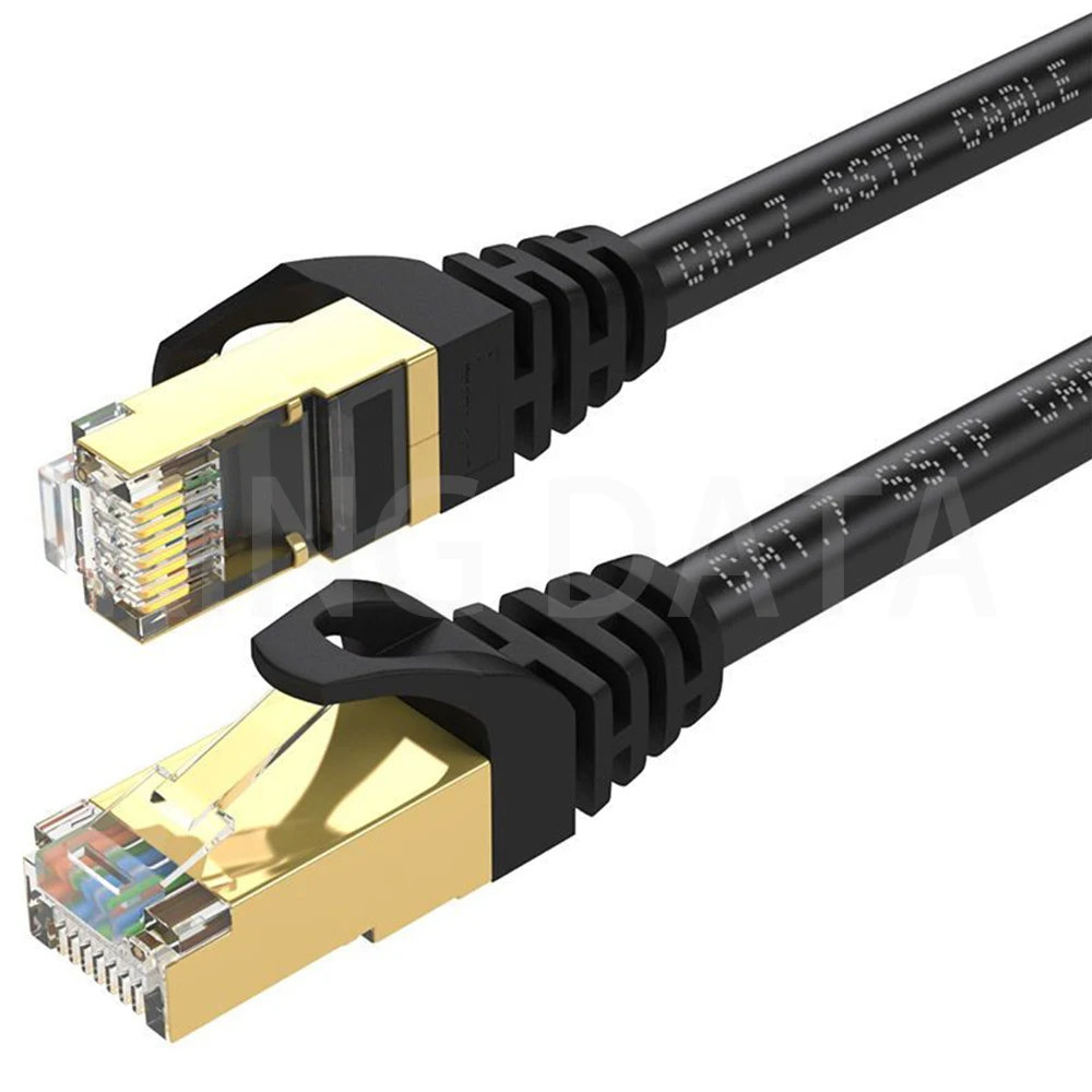 Factory direct supply PVC LSZH Jacket Sftp Ftp Cat7 Ethernet cable 8 core shielded twisted pair high-speed transmission cable