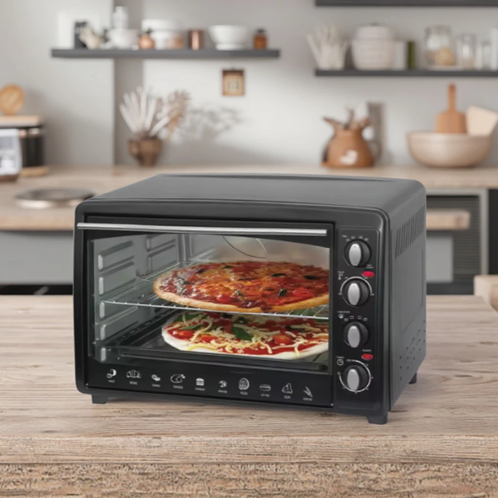 Hot Selling Lar Capacity 60L Multifunction Toast Warm Toaster Countertop Bakery Oven for Household Use-Bake