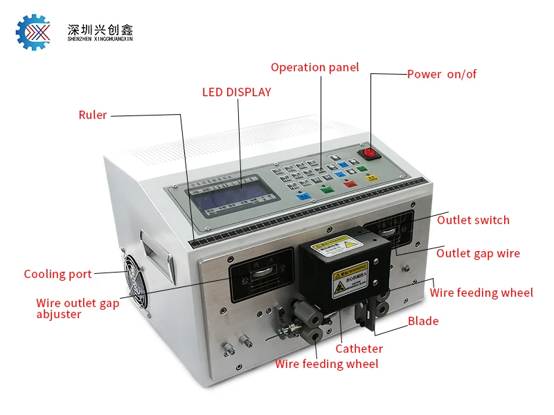 Good Price double cutting automatic high yield wire stripping machine(range 0.1-6mm2)