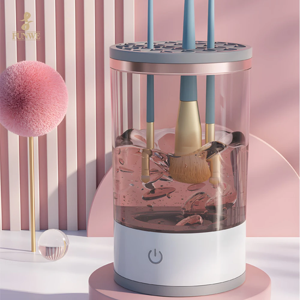 Multi-functional Electric Automatic USB Makeup Brush Cleaner Electric Facial Make Up Brushes Cleaner