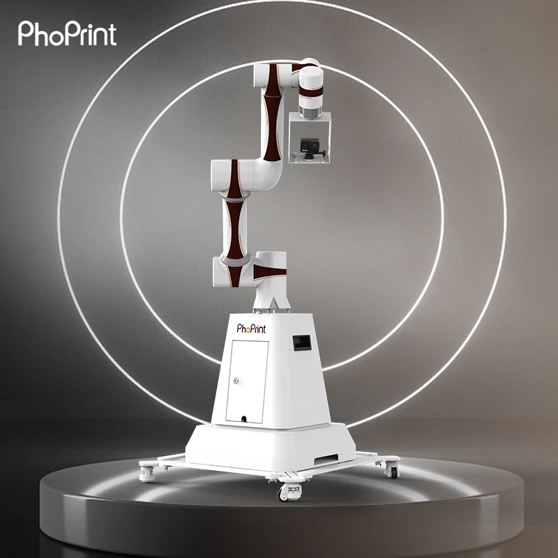Phoprint Automated Glambot Machine Robot Arm Robotic Arm Glambot Photo Booth