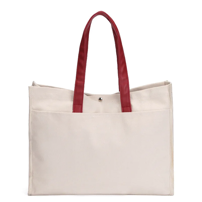 Lilalila 2023 fashion Big thick large capacity quality vintage addiction tote bags Size custom with zipper for women