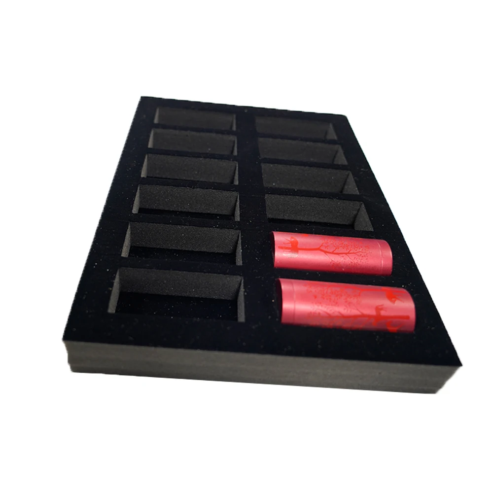 Factory Direct Export Foam Lined Box Gift Carton With Foam Inserts Shock Absorbing Red Wine Bottle Glass Strong Support