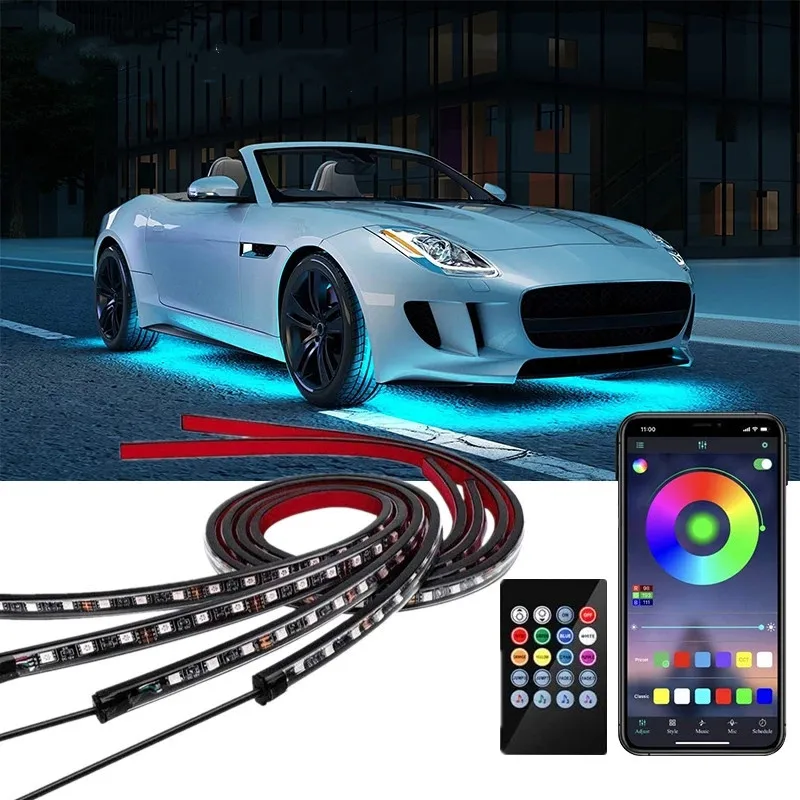 LED Bar Waterproof 5V music USB car ambient atmosphere lights rgb car interior Car Led Strip Light