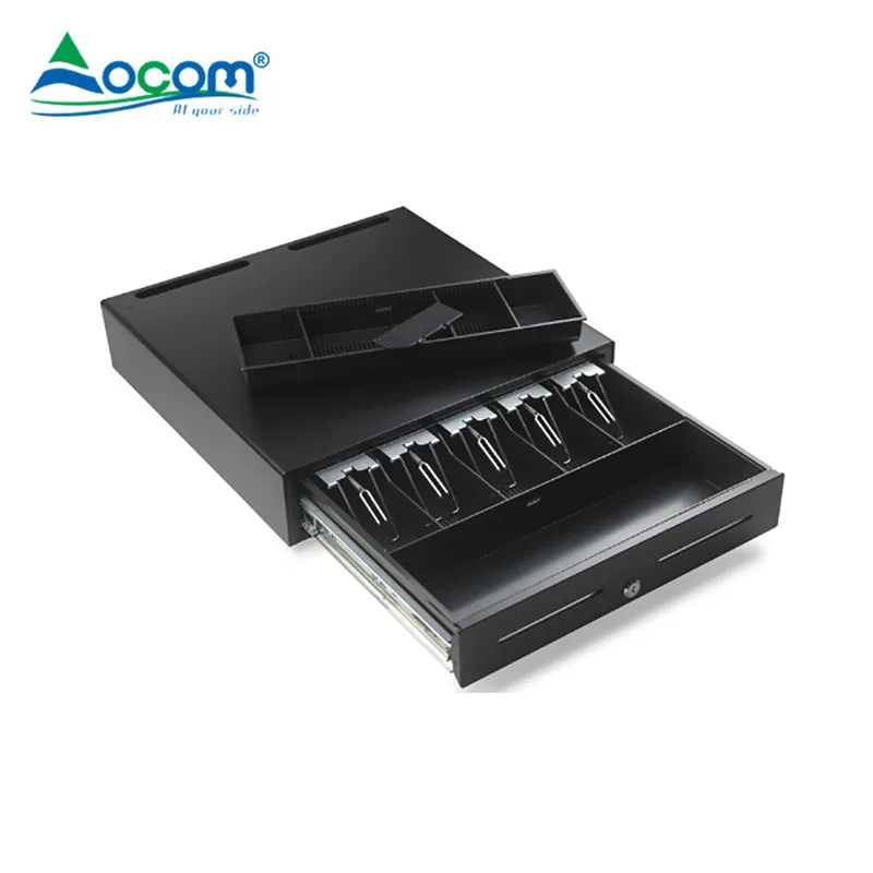 ECD-460S Big Pos Cash Register Metal Removable Tray Rj11 24V Cash Drawer for Super Market Pos Machine Set