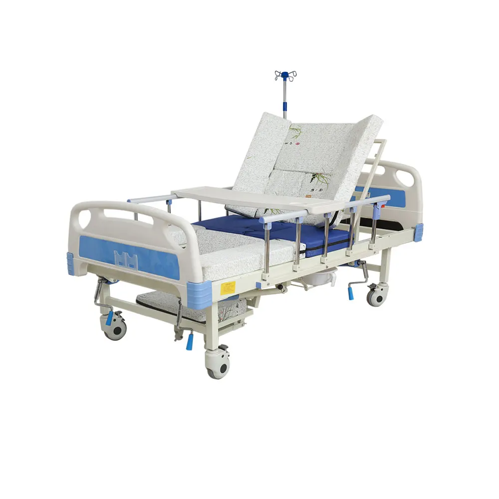 CE ISO Certified Foldable Medical Aged Nursing Home Care Bed for Elderly People