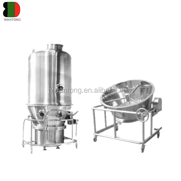 GFG factory supply instant drink pharmaceutical granules zeolite vertical fluid bed dryer machine