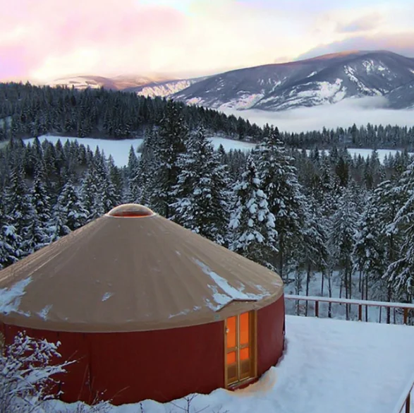 China Luxury yurt Euro mongolian 4 season High Quality Good Discount