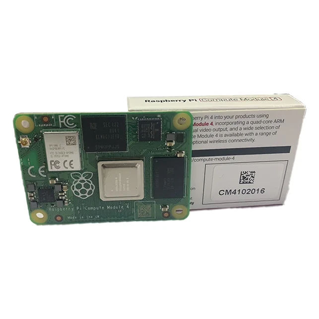 Hot sale Raspberry Pi Compute Module 4  Options For RAM / EMMC/ Wireless  Raspberry Pi CM4 with Wifi and wireless CM4102016