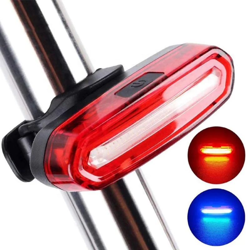 Bike Taillight Waterproof Riding Rear light Led USB Chargeable Mountain Bike Cycling Light Tail-lamp Bicycle Light