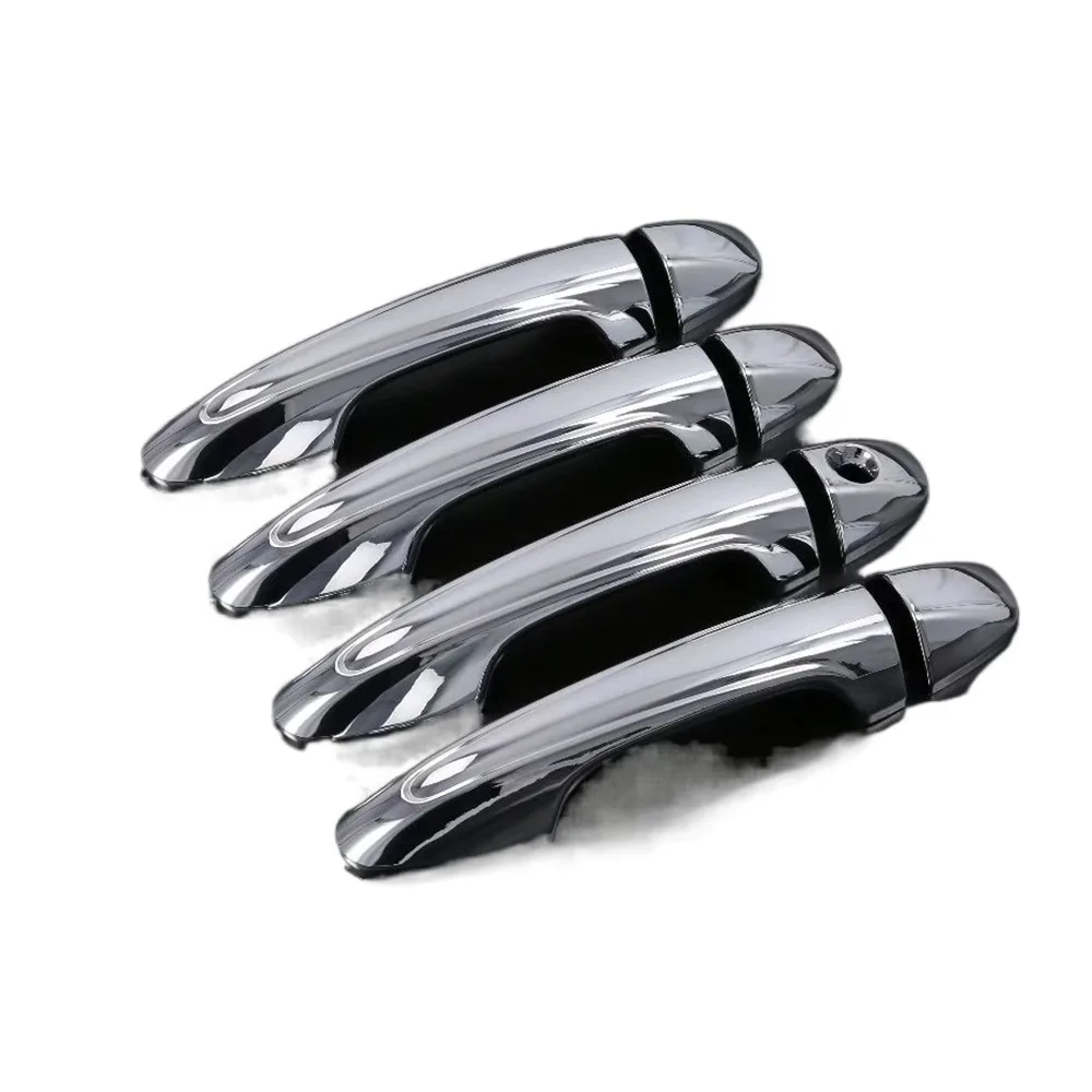 LE-STAR 4X4 Auto Chrome Door Handle Cover Body Kit Car Accessories Decoration Cover For Revo Hilux