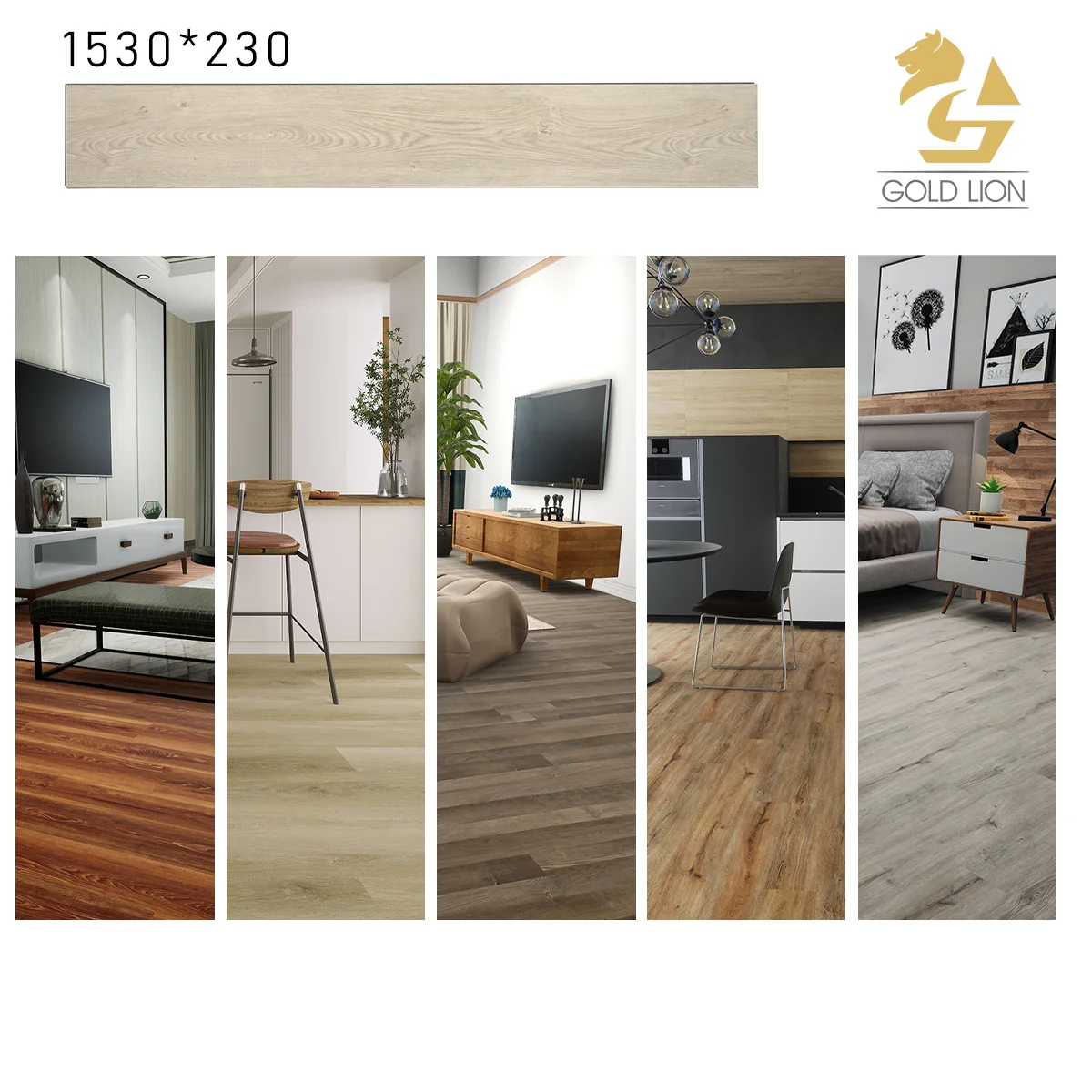 SPC Floor Parquet Trax Plastic Modern Swiss Indoor PVC Distressed Premium 7 Collection 100% Waterproof Click Lock System 15%