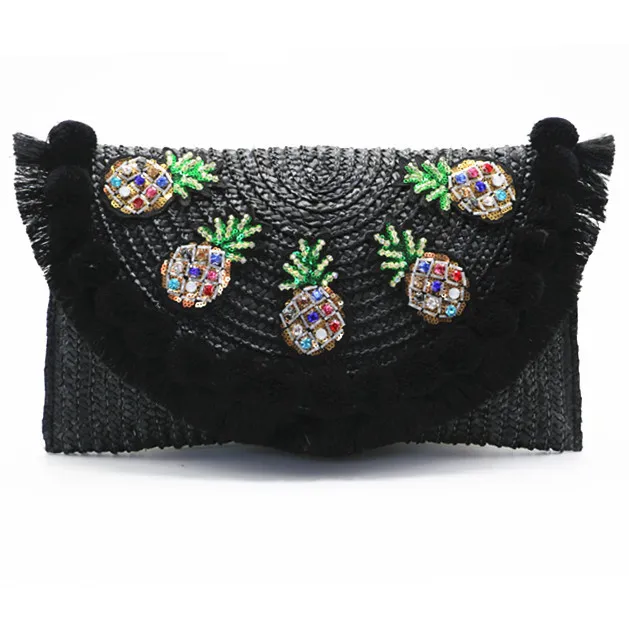 New Product Release Woman Clutch Bags Fashion Handbags Lightweight Straw Clutch Bags