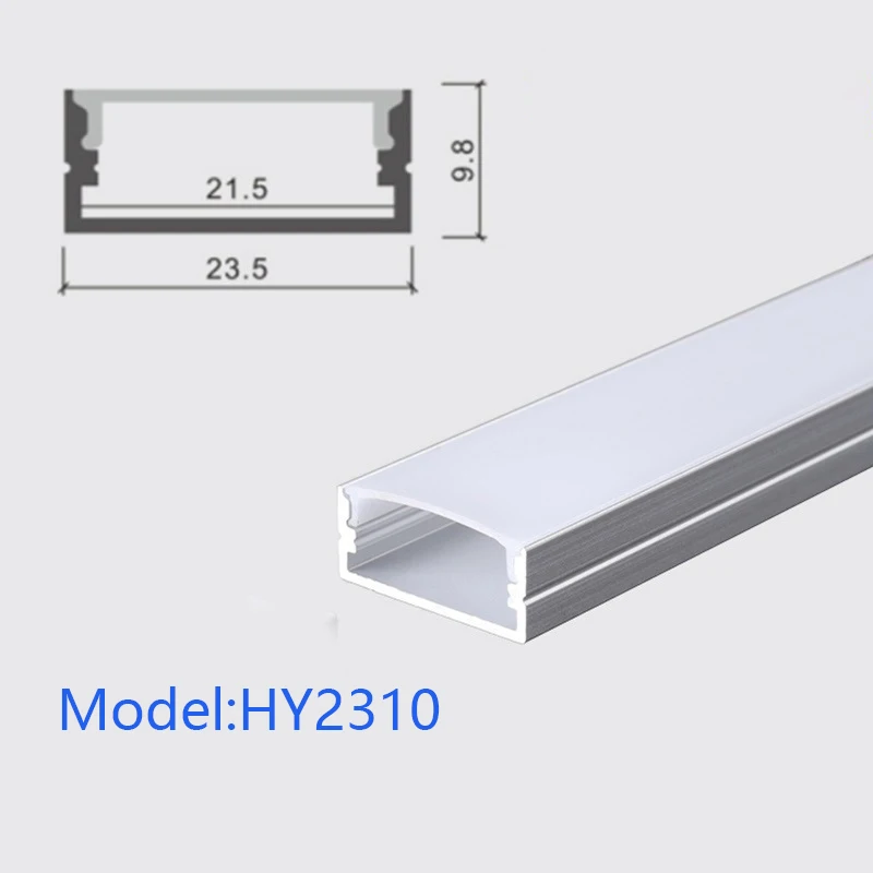 Factory direct supply  23x10mm LED Linear Light Aluminum Profile Custom Extrusion Channel Office Home Hotel