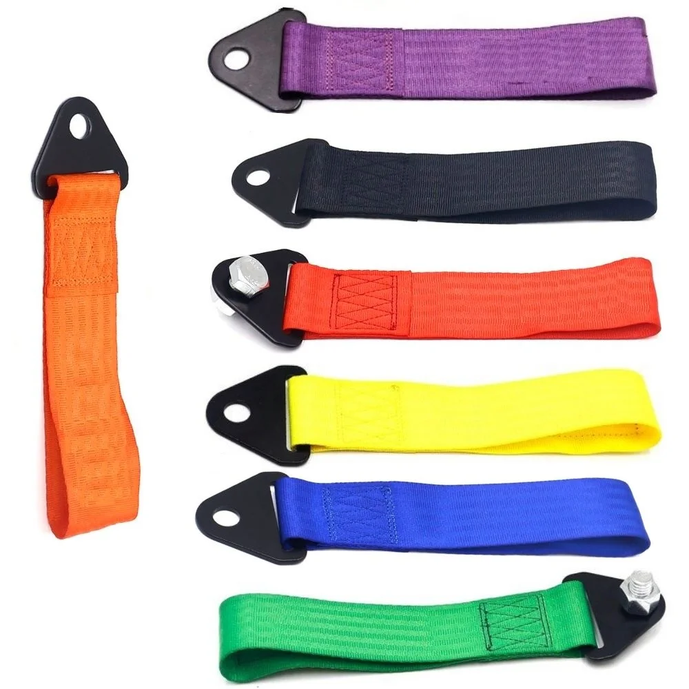 Высококачественный буксировочный крючок для гоночного автомобиля, комплект для гонок, веревка для прицепа без логотипа