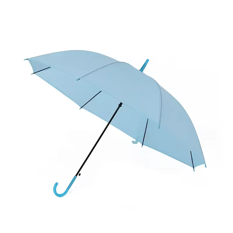 Clear Transparent Portable Umbrella Compact Foldable Umbrella Manual Open Close Folding Umbrellas