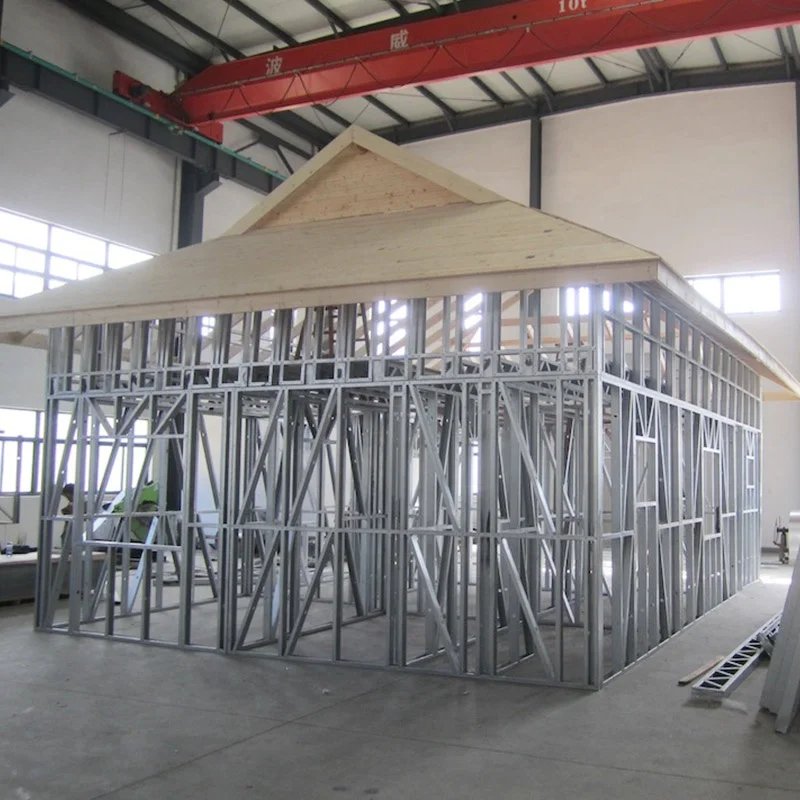 Deepblue Smarthouse Fast Assemble Light Gauge Steel Chalet Luxury Prefab Steel Roof Construction Company