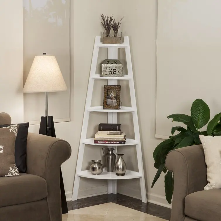 Modern Solid Durable Personalized Design Makes Full Use Of Space Corner  Bookcase