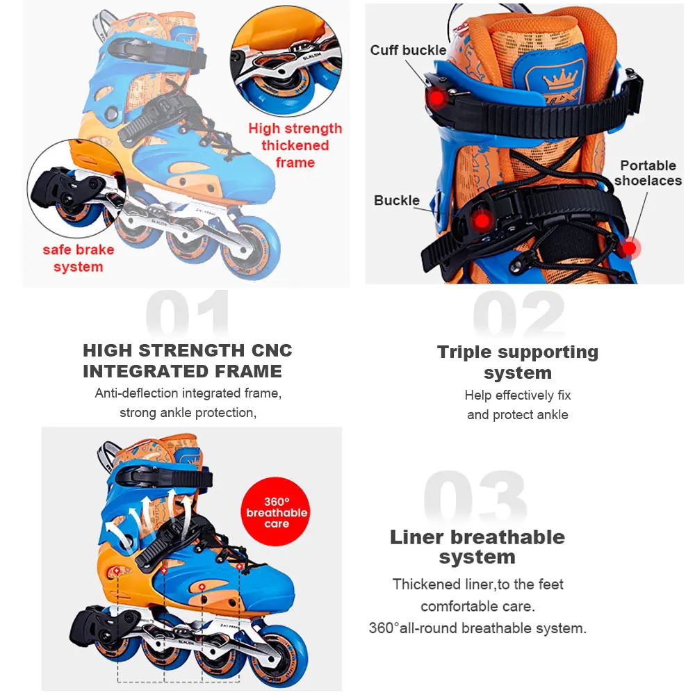 High quality hard plastic shell roller skating protective freestyle inline roller skate shoes