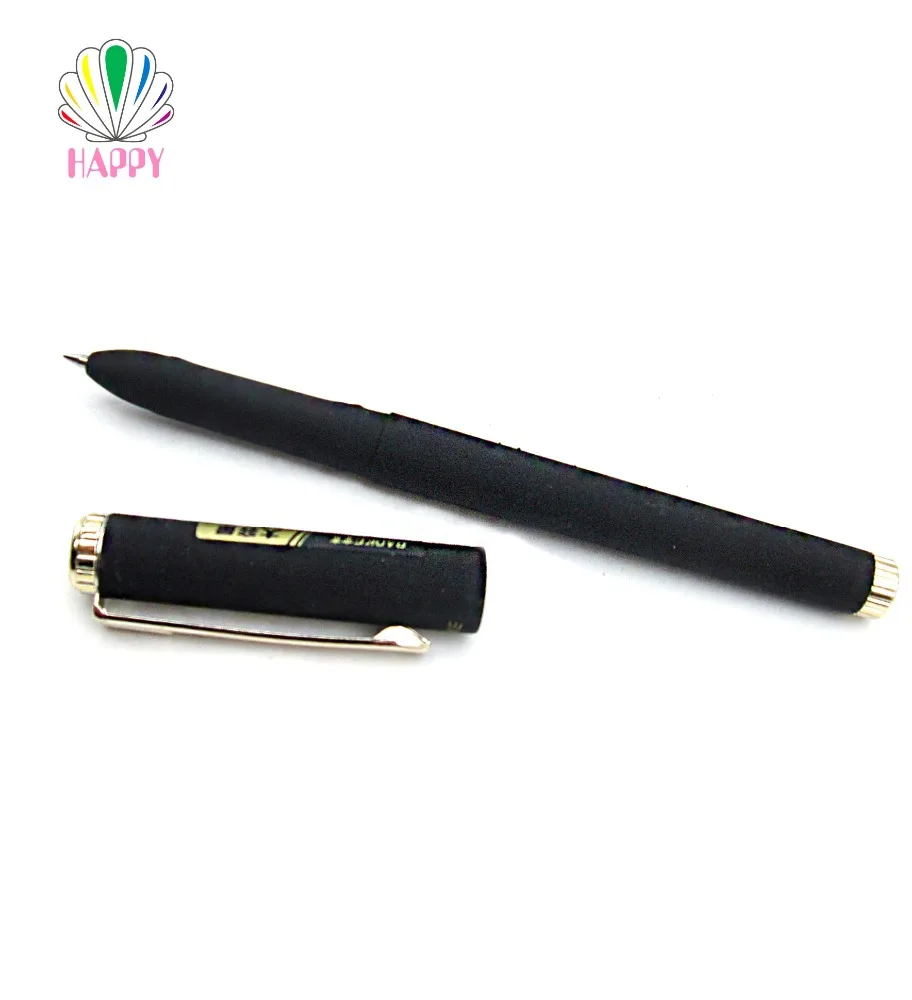 High quality 0.5mm removable ink pen black ballpoint pen wholesale