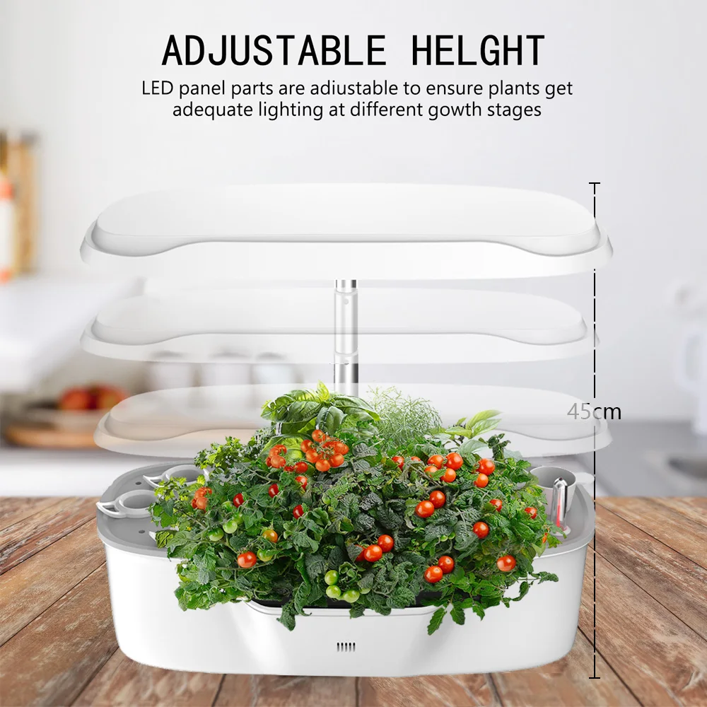 Grow Fresh Food Indoor All Year Round Without Soil 12 pods led grow light hydroponic system for growing equipment indoor