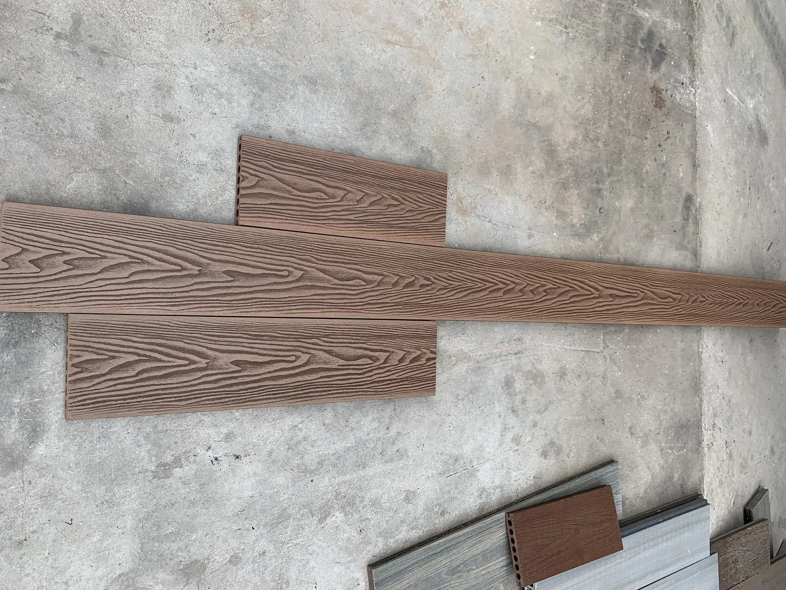 Cheap 3D Wood Grain Wpc Ipe Wood Flooring Price Terrace Outdoor Teak Composite Decking for Swimming Pool Garden Flooring