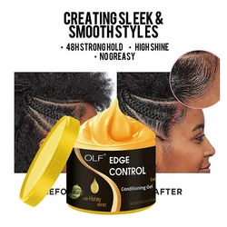 Private label super strong  best olive oil edge control  no white custom edge control gel