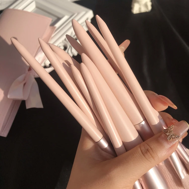 Wholesale Price Easy Operation Rainbow Set Cute Professional Private Label Cosmetic Custom Logo Black Makeup Brush Sets