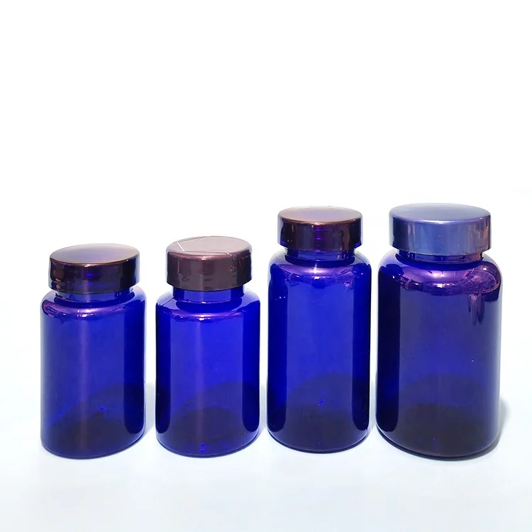 Wholesale 150ml blue plastic bottle capsules can be customized in color