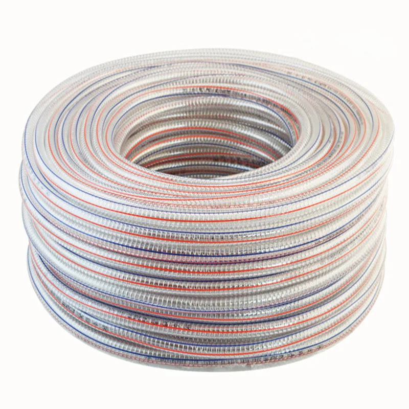 Professional Food Grade Hose Manufacture High Quality Custom Pvc Spiral Steel Wire Reinforced Food Grade Braided Hose