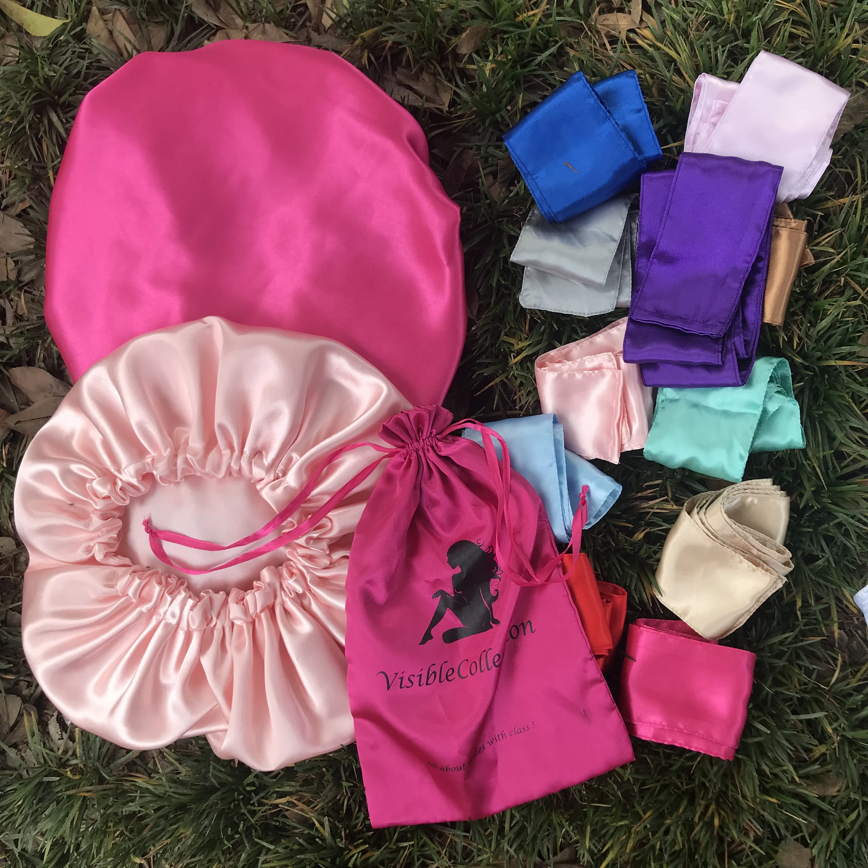 Лидер продаж, оптовая продажа, длинные волосы, головной убор для сна с логотипом на заказ