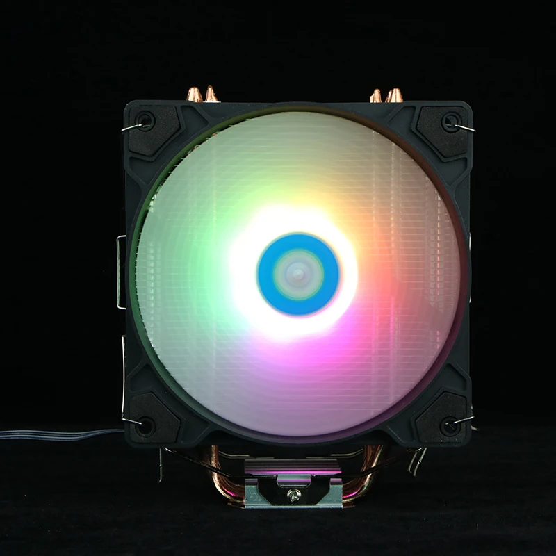 Drop Shipping 4 Heat Pipes 120mm Pwm 4pin Pc Quiet Cpu Cooler For Intel Lga 2011 1150 1151 1155 X79 X99 Amd Am4 Am3