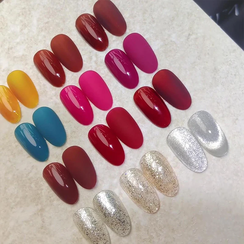 Новое поступление, осенне-зимний сезонный набор 12 цветов, набор коллекционных гель-лаков для ногтей