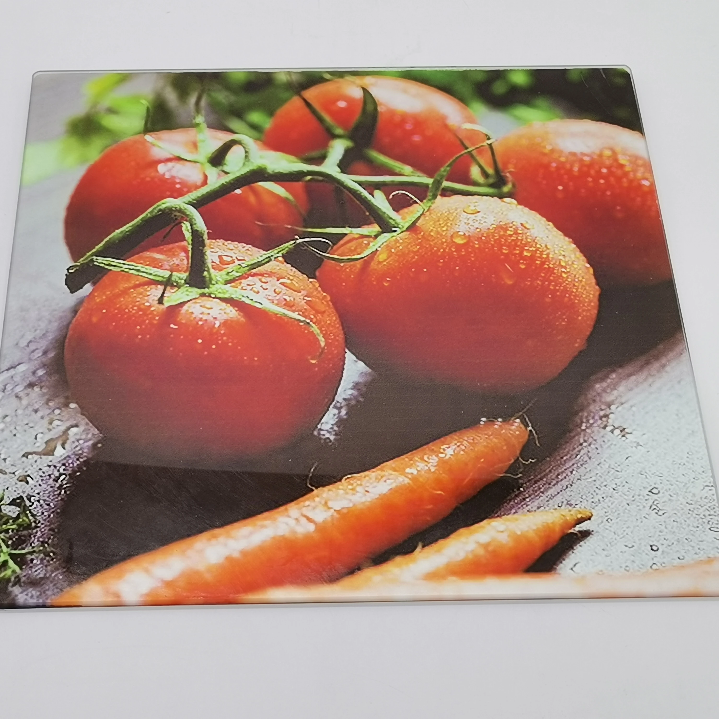 Sublimation Tempered Glass Chopping Board For Kitchen Tempered Glass Cutting Board
