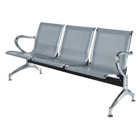 YFHS-S03 Stainless Steel Waiting Chair High Quality Metal Frame Hospital Waiting Chair