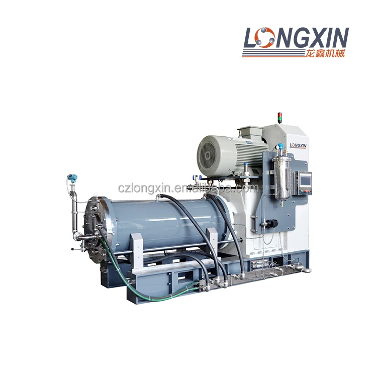 Longxin good price 22kw WSD-30 turbo nano sand mill for horizontal machine for paint, dye, ink, magnetic material