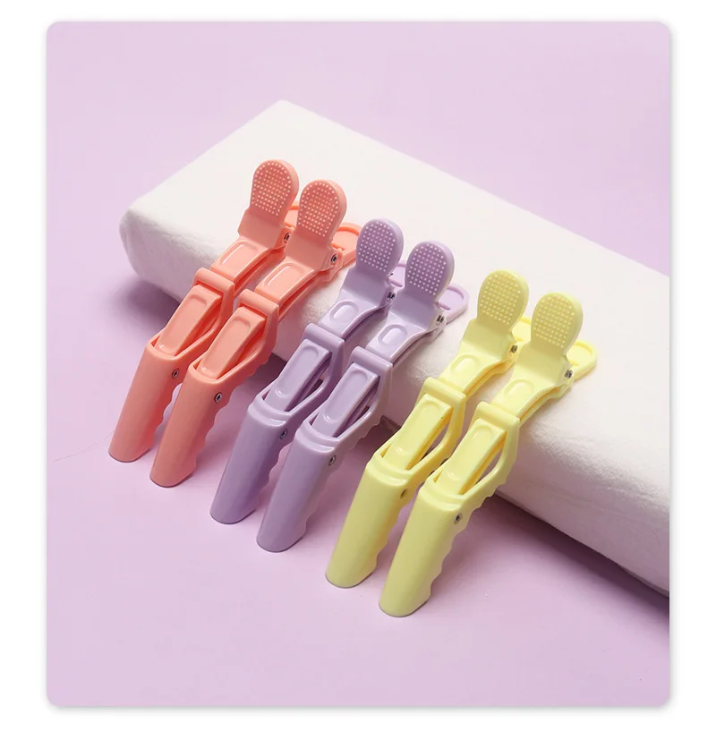 Custom Salon Styling Hair Accessories Hairdressing Clamps Claw Section Hair Clips For Styling And Sectioning
