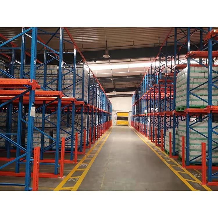  Оптовая продажа тяжелых хранения прочный стальной привод в стеллаже