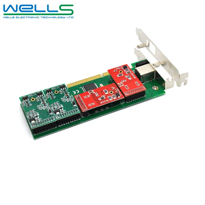  Цифровая карта E1 TE420E 4 T1 J1 Asterisk 4g lte Voip шлюз PRI card как и Карта sangoma