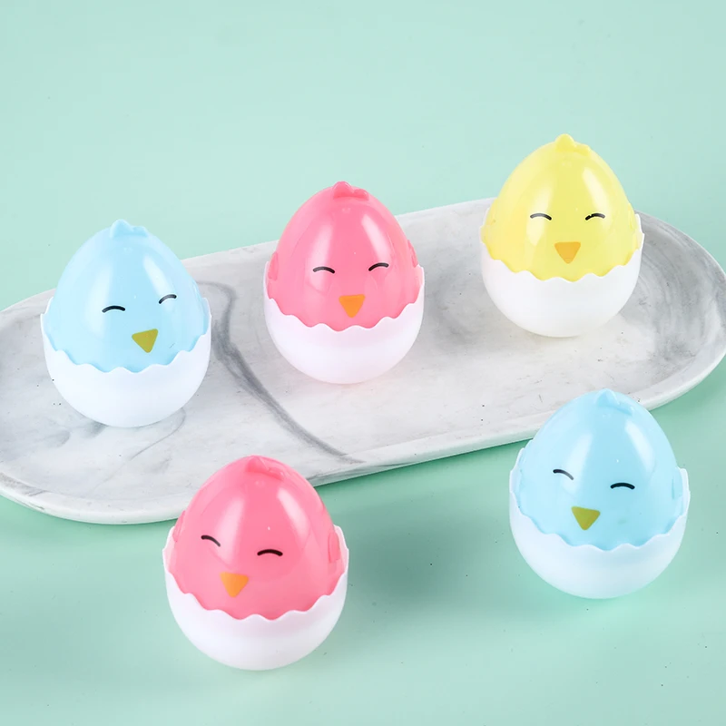 Colorful Plastic chicken Easter Egg  chicken plastic easter egg,animal plastic easter eggs