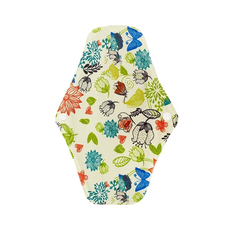 Low Price Wholesales Reusable Cloth Menstrual Pad Female Bamboo Charcoal Sanitary Pads