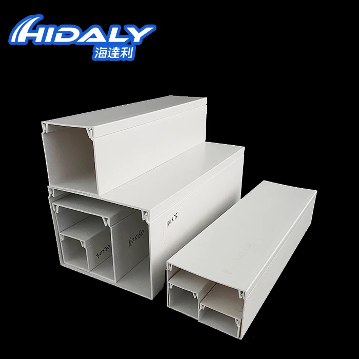 Foshan Lvzhike хорошая изоляция ПВХ Белая стена Canaleta кабельная крышка 20*10 12*12 25*16 25*25