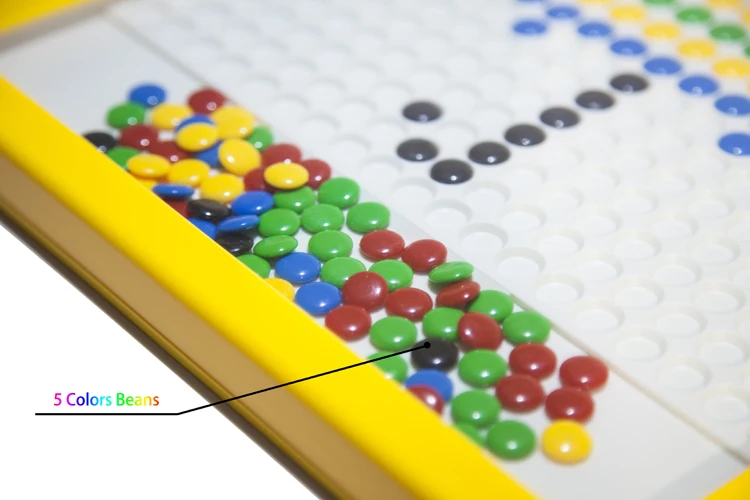 NO MOQ Bmag Kids New Magnetic Tablet Colorful Chocolate Beads Magpad Dot Learning Educational Magnetic Drawing Board Toy