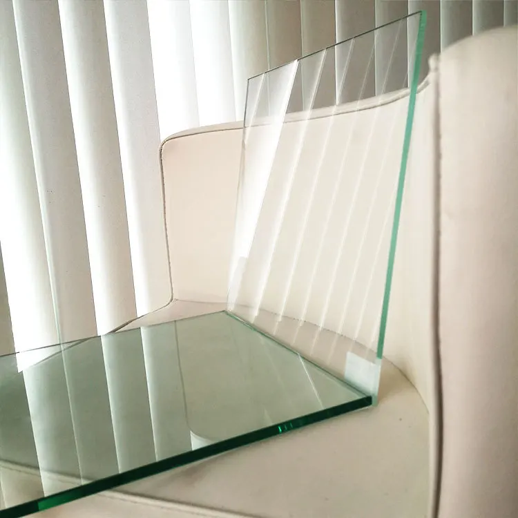 Wholesale construction materials standard sizes frameless clear glass panel for stairs
