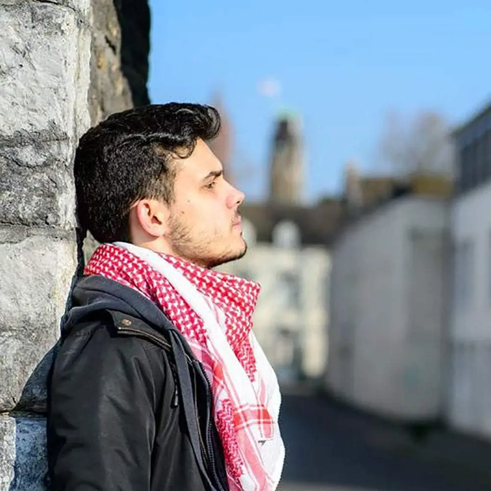 Keffiyeh Arab Head Scarf for Men Sheikh Muslim Turban Saudi Dubai Headwear Muslim Headwear  Dubai Headwear