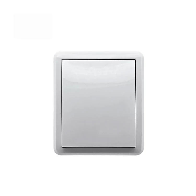 2021 New Design 1 Gang wall switch board With Intermediate Light white electrical switches use in Home office with CE