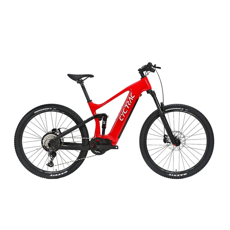Wholesale 29-Inch Full Suspension Carbon Fiber Electric Bike 11-Speed 48V 350W Bafang Central Motor Beautiful 350W Bafang China